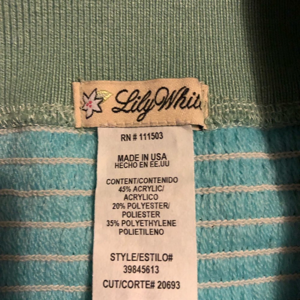NWT Lily White Sequined Teal Mini Skirt - Picture 2 of 5